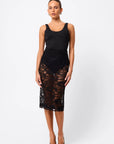 MOSSMAN | LACED IN LOVE PENCIL SKIRT