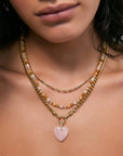 ARMS OF EVE | VIOLET HEART NECKLACE