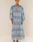 PALM NOOSA | NODDY DRESS - LAGOON TILE
