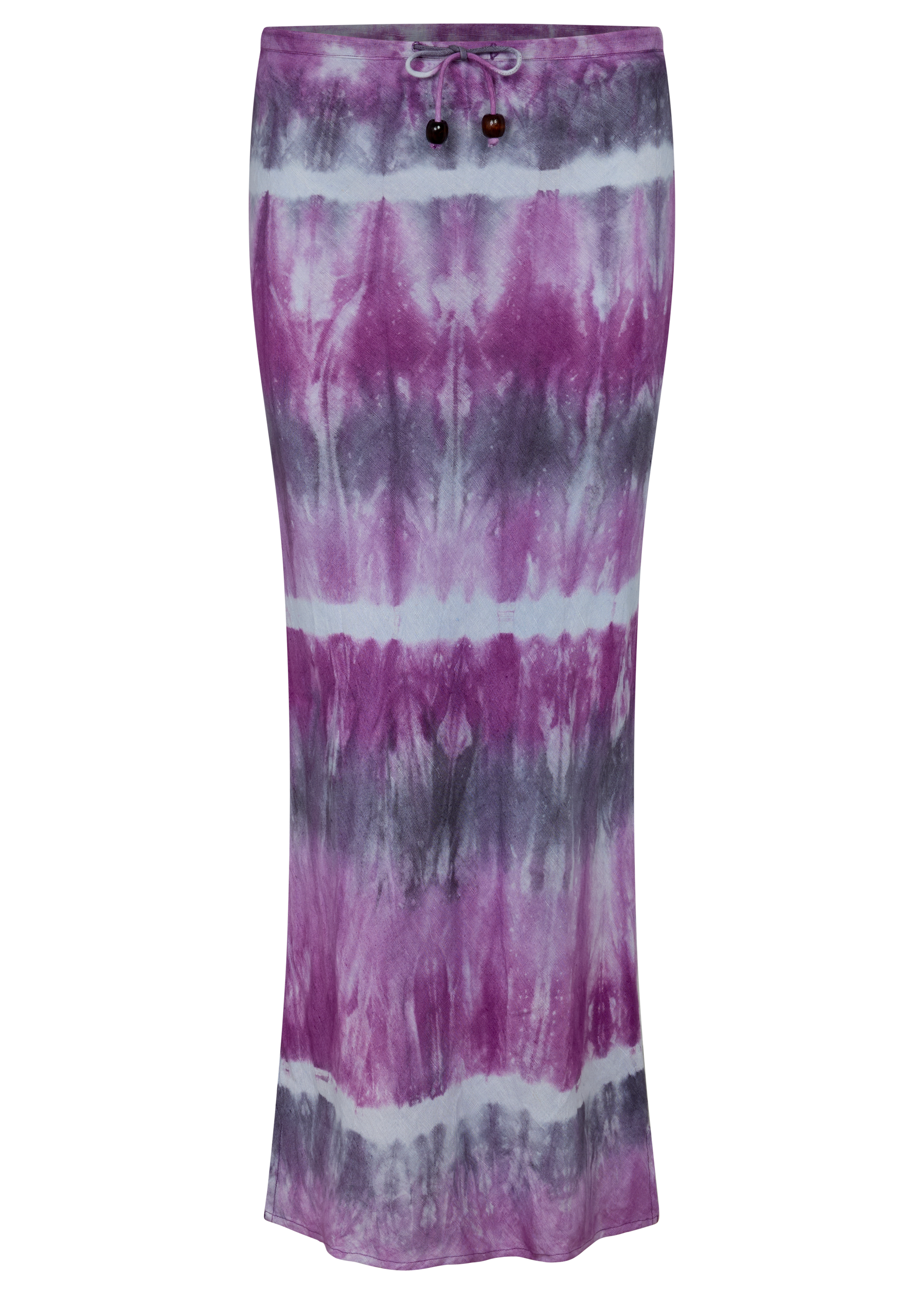 KINGA CSILLA | PURPLE WAVE COLUMN SKIRT