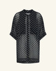 SHONA JOY | HOUSTON SHORT SLEEVE NECK TIE SHIRT