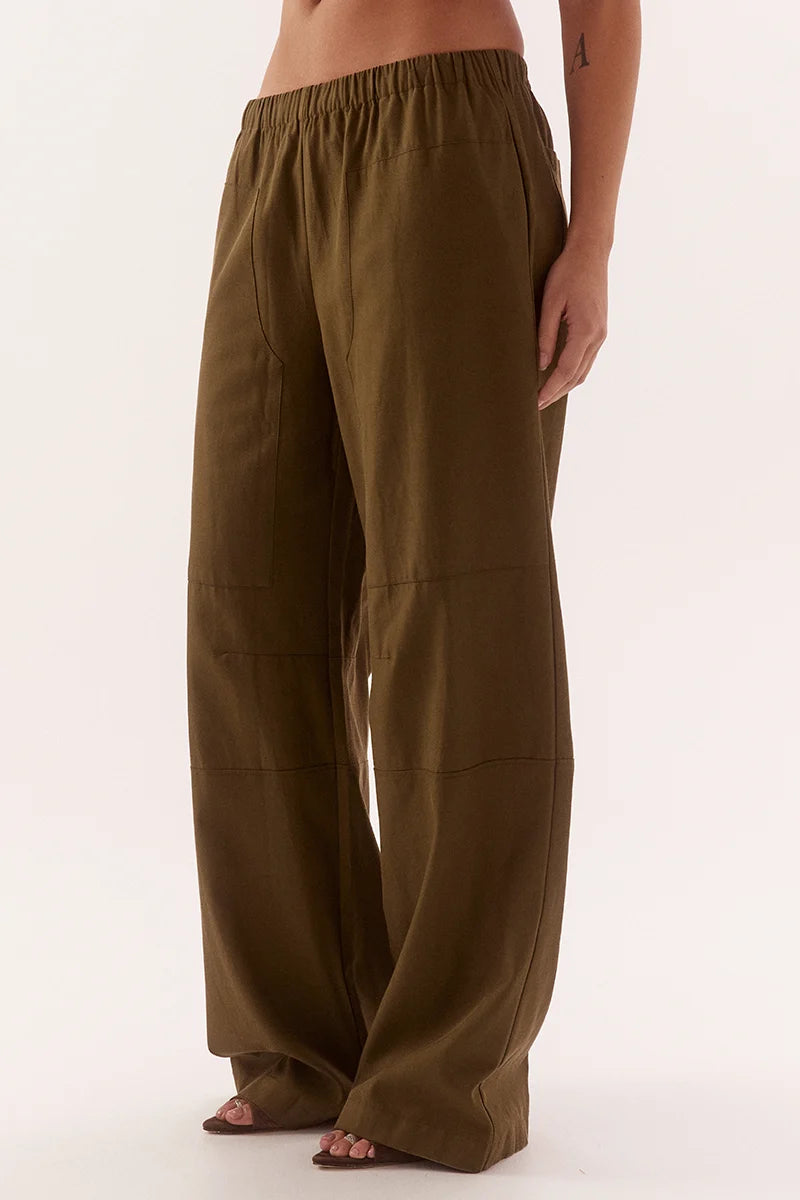 SOVERE | REMY PANT - DEEP KHAKI