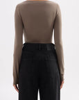NUDE LUCY | DANIYA L/S TOP - TRUFFLE