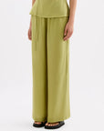 NUDE LUCY | TILLY TENCEL PANT - WASABI