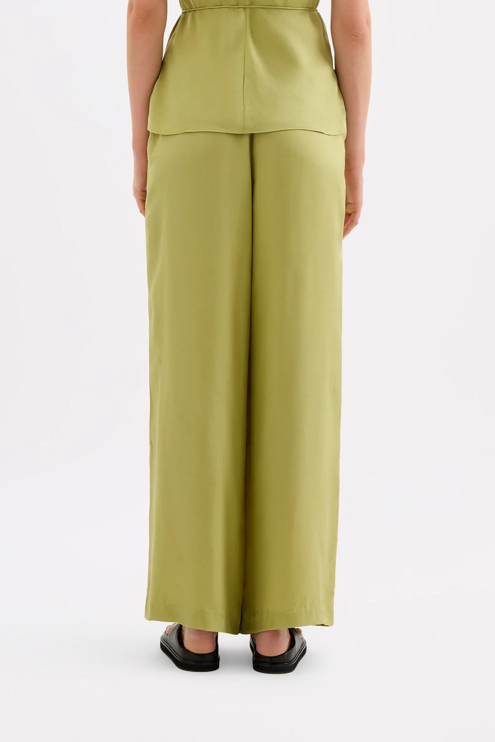 NUDE LUCY | TILLY TENCEL PANT - WASABI