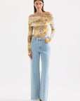 NUDE LUCY | LUMINE MESH LS TOP