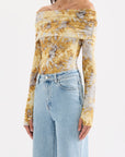 NUDE LUCY | LUMINE MESH LS TOP