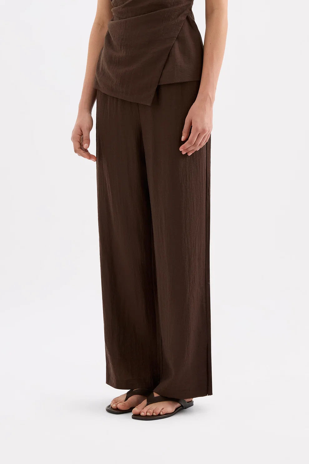 NUDE LUCY | JUNO PANT - CHOCOLATE