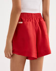 NUDE LUCY | LOUNGE LINEN SHORT - VERMILLION