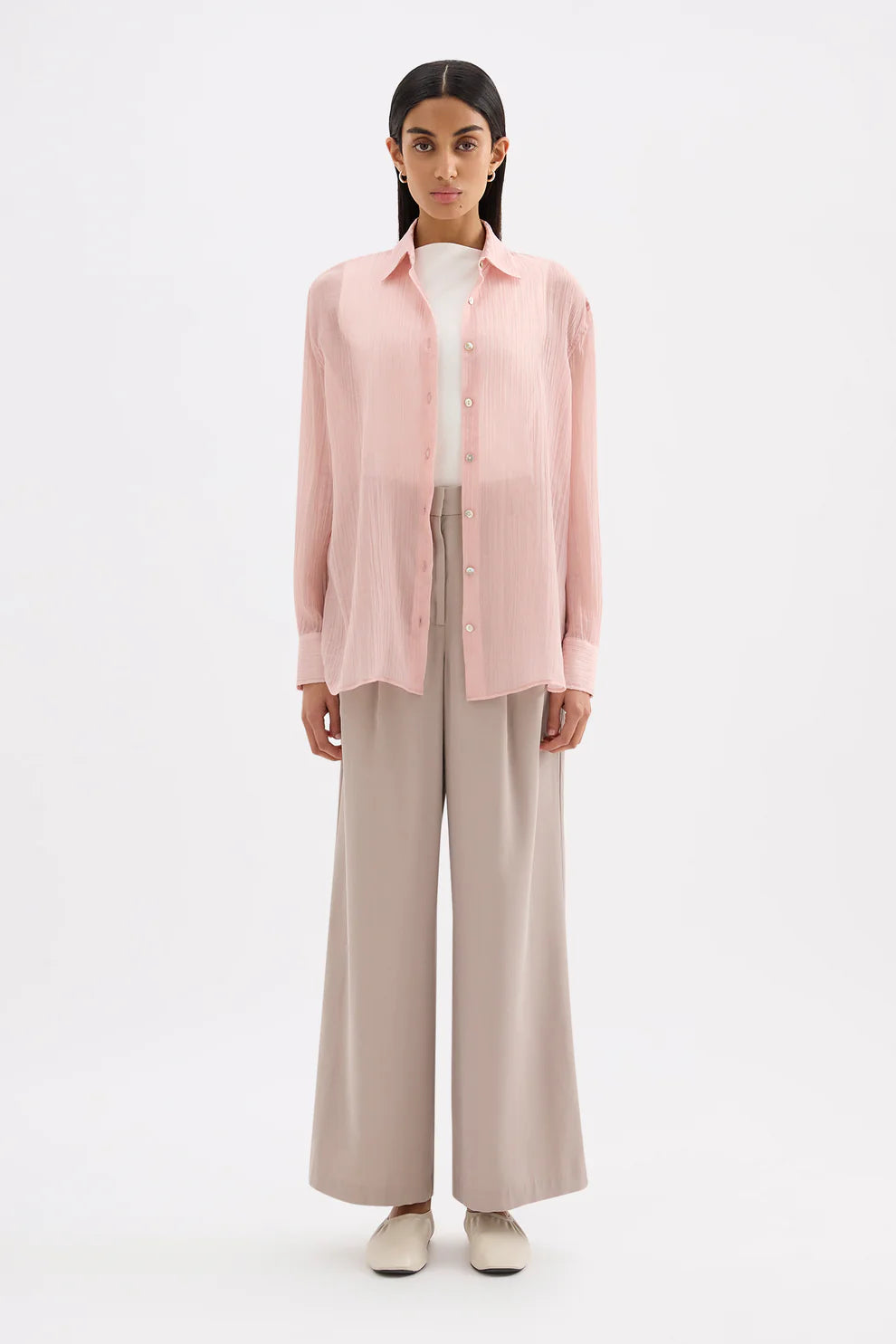 NUDE LUCY | LUCILE SHIRT - BLUSH