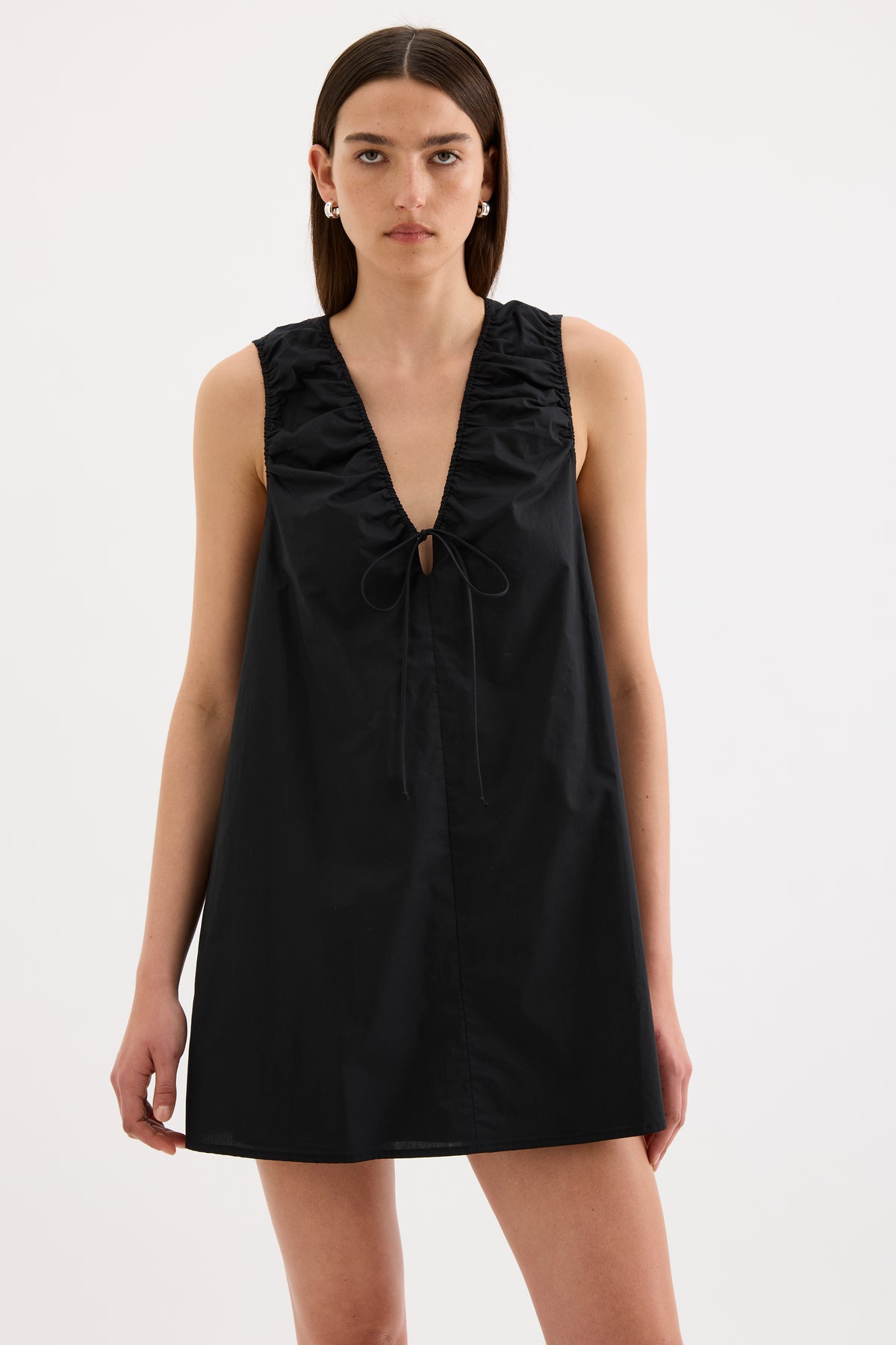 NUDE LUCY | CERIE POPLIN MINI DRESS
