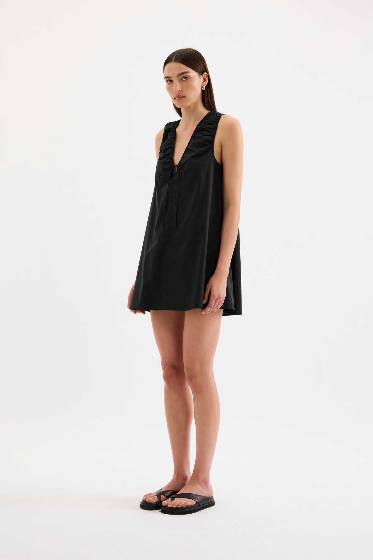 NUDE LUCY | CERIE POPLIN MINI DRESS
