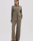 NUDE LUCY | SAMIRA SHIRT - TRUFFLE