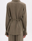 NUDE LUCY | SAMIRA SHIRT - TRUFFLE