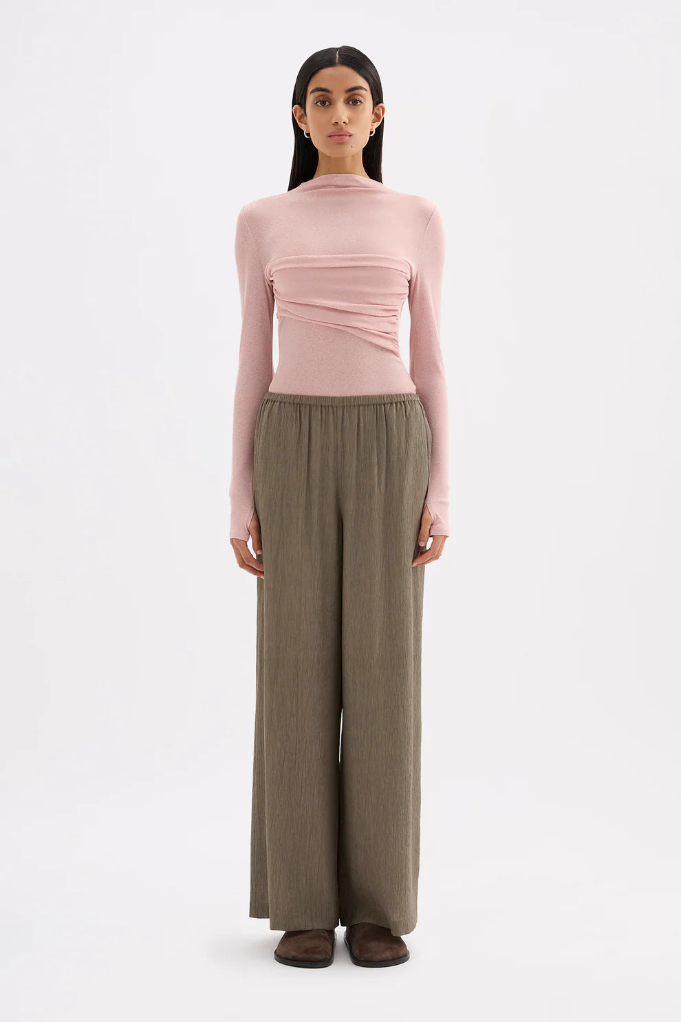 NUDE LUCY | SAMIRA PANTS - TRUFFLE