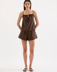 NUDE LUCY | CERIE POPLIN TOP