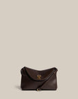 VESTIRSI | SLOANE MINI DARK CHOCOLATE CROSSBODY CLUTCH