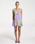 SUMMI SUMMI | V - NECK SHIFT DRESS - BANANAS