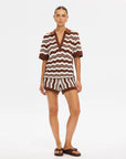 KIVARI | SARAH KNIT POLO TOP