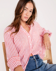 HUT | RED YARN DYE STRIPE