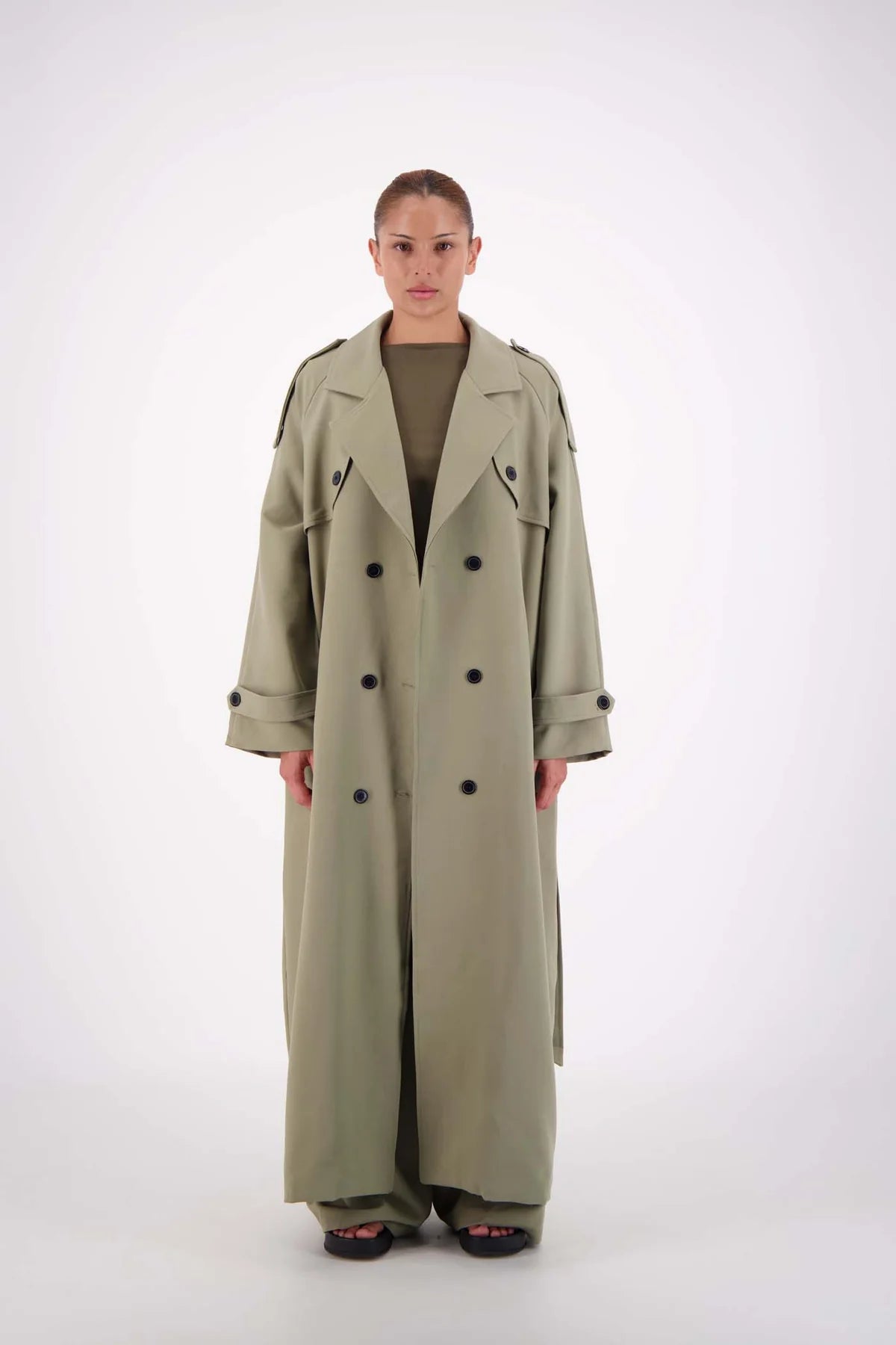 JASMINE ALEXA | SERENA TRENCH - SAGE