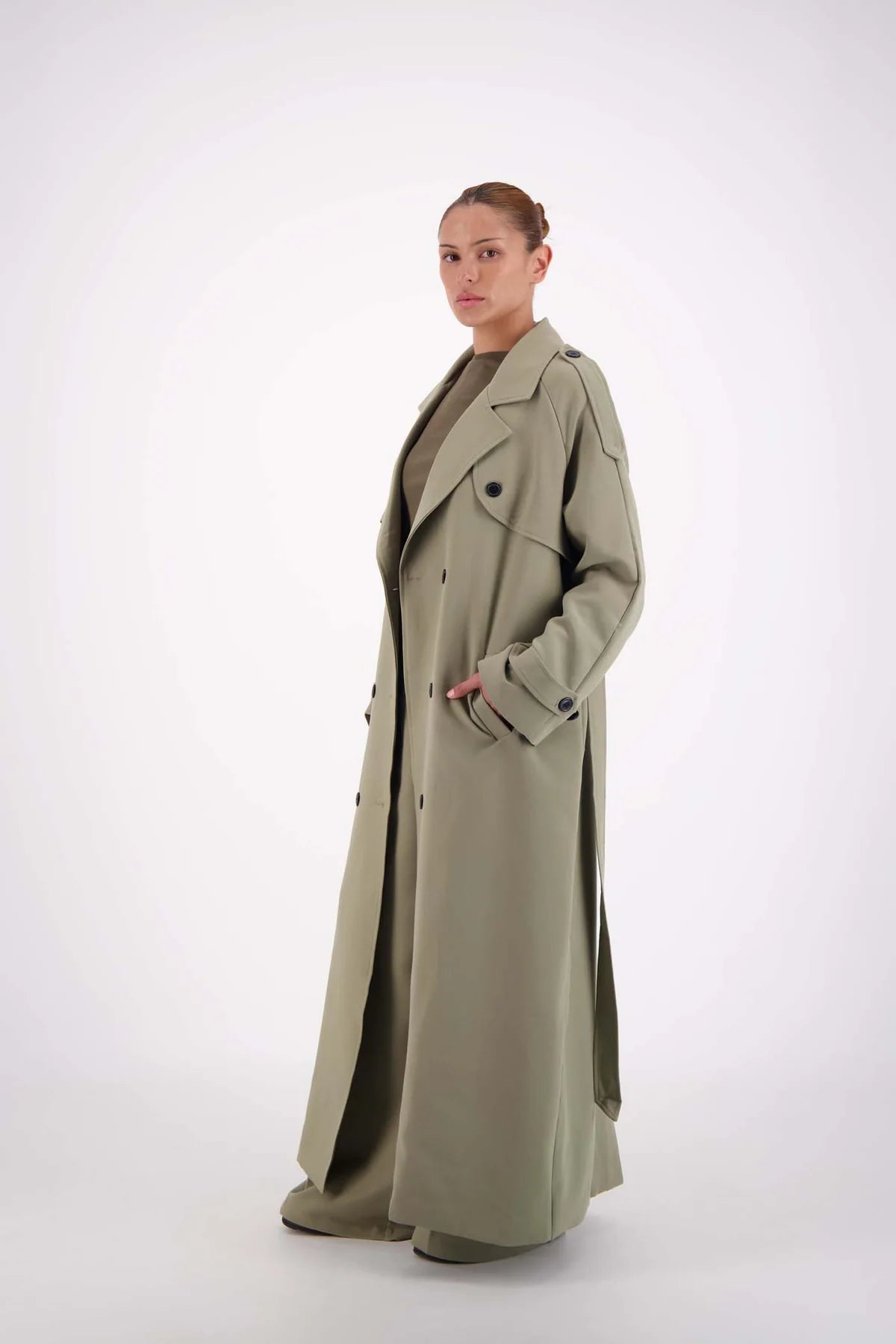 JASMINE ALEXA | SERENA TRENCH - SAGE