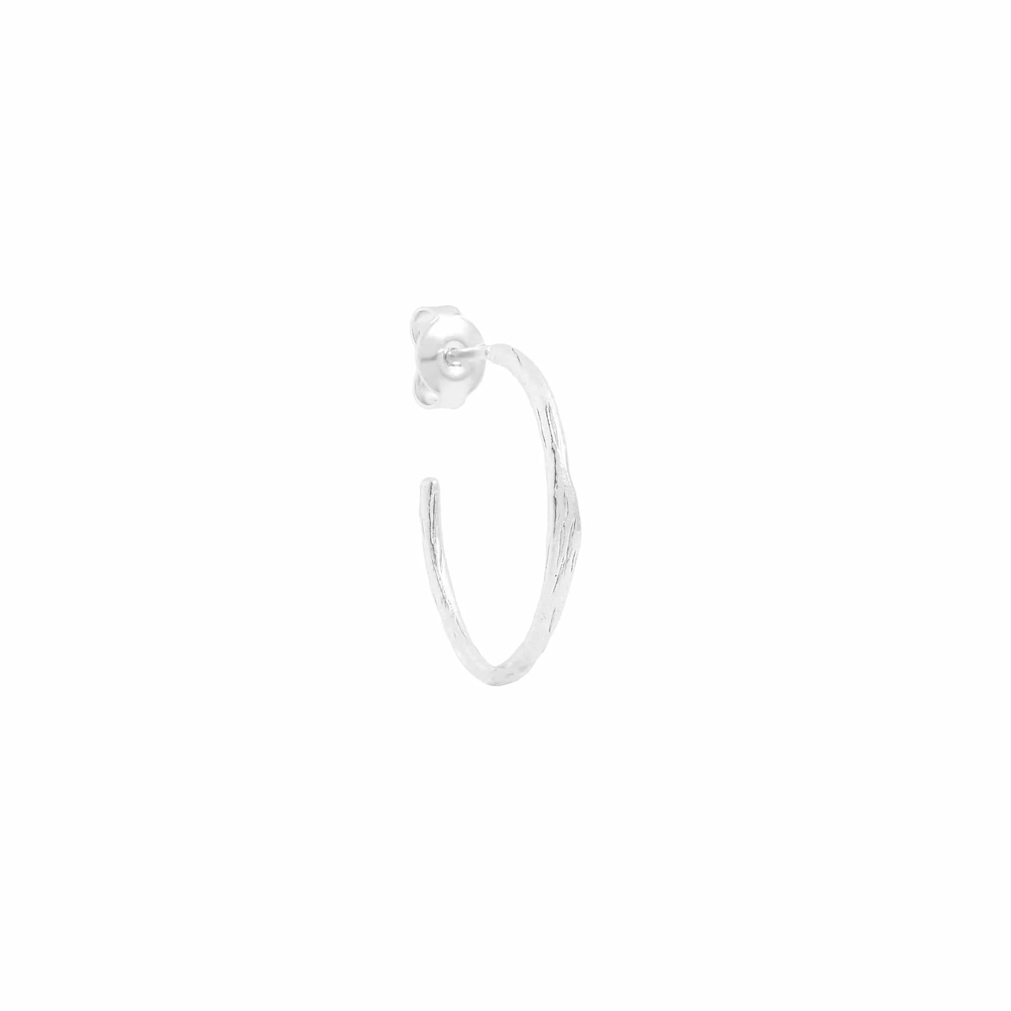 BY CHARLOTTE | DEVOTION HOOPS - STERLING SILVER