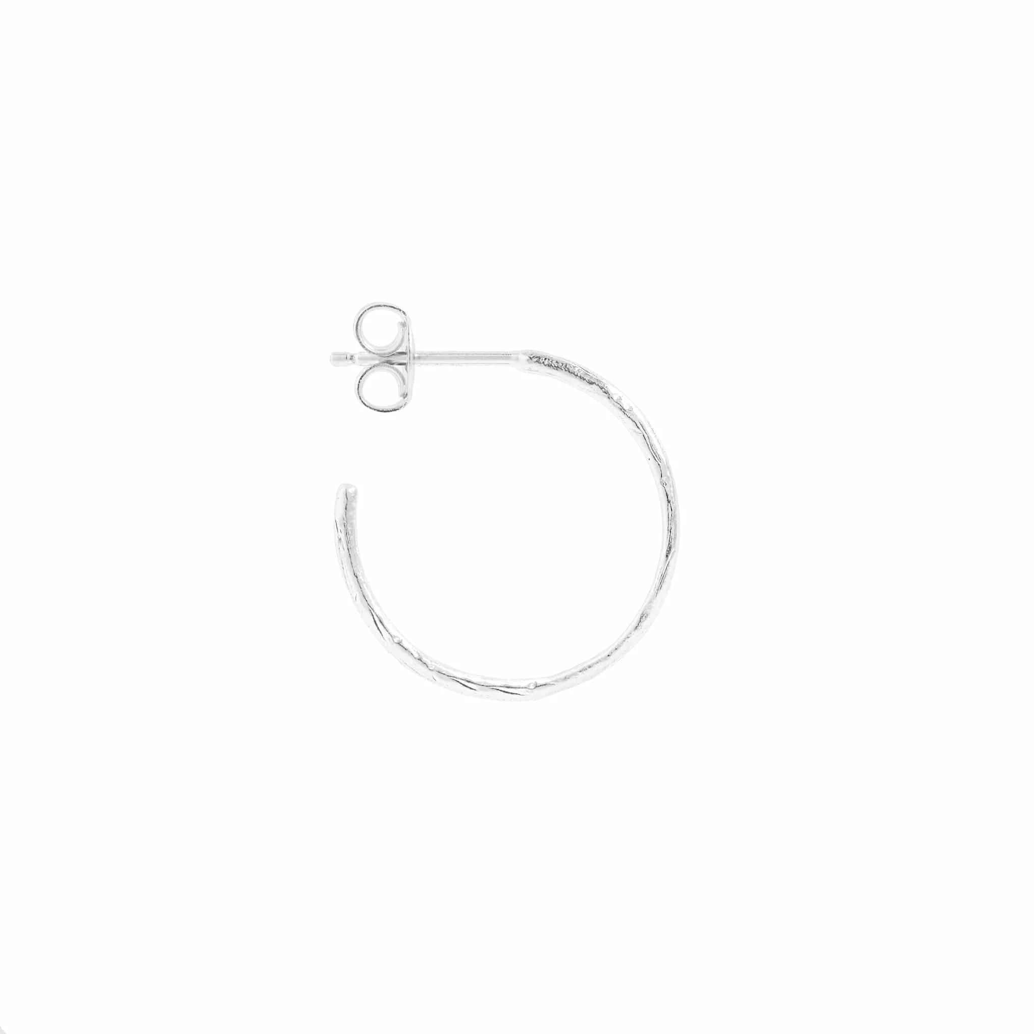 BY CHARLOTTE | DEVOTION HOOPS - STERLING SILVER