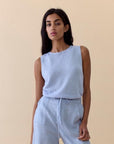 LITTLE LIES | SPRING TANK - SOFT BLUE