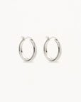 BY CHARLOTTE | INFINITE HORIZON LARGE HOOPS - SILVER