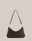 VESTIRSI | ASHLEY SUEDE CROSSBODY - DARK CHOC