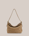 VESTIRSI | EDEN BROWN SUEDE SHOULDER BAG