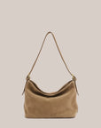 VESTIRSI | EDEN BROWN SUEDE SHOULDER BAG