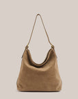 VESTIRSI | SAVANNAH BROWN SUEDE HOBO BAG
