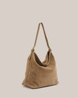 VESTIRSI | SAVANNAH BROWN SUEDE HOBO BAG