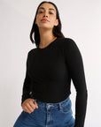 PRIMI | CARINA CLASSIC LONG SLEEVE - BLACK