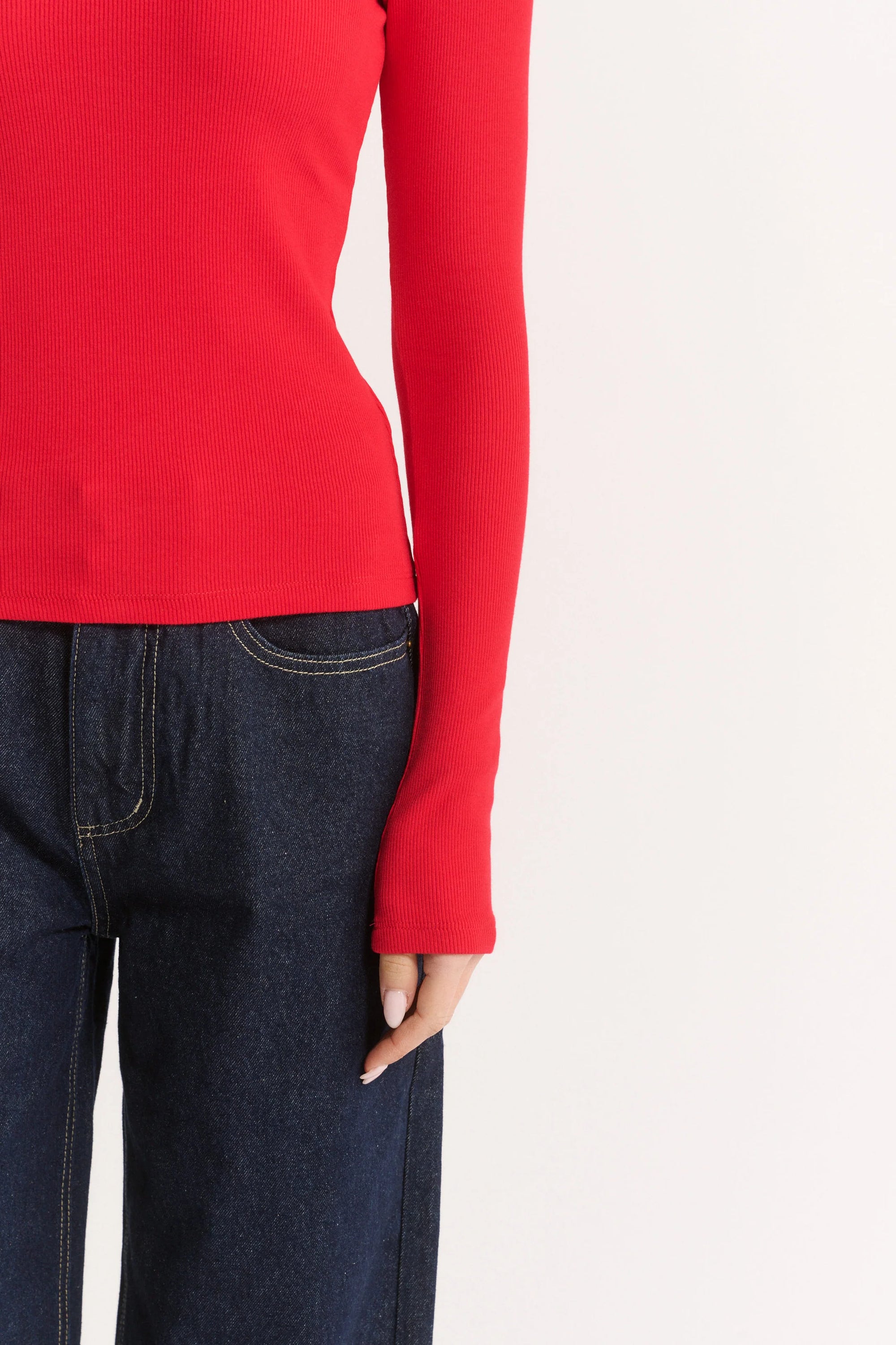 PRIMI | CARINA CLASSIC L/S - RADIANT RED