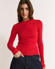 PRIMI | CARINA CLASSIC L/S - RADIANT RED