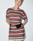 ZULU & ZEPHYR | BOLD STRIPE T-SHIRT KNIT DRESS