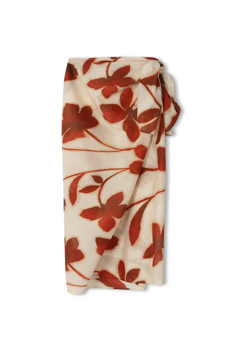 ZULU &amp; ZEPHYR | COTTON SARONG - RUBY FLORAL