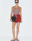 ZULU & ZEPHYR | RED KNIT SHORTS