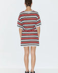 ZULU & ZEPHYR | BOLD STRIPE T-SHIRT KNIT DRESS