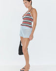 ZULU & ZEPHYR | CAMI KNIT TOP - BOLD STRIPE