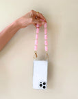LOUVE | ABBEY BEADS WRISTLET - BLUSH PINK