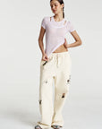 SUMMI SUMMI | MOTIF TRACKPANT- VANILLA