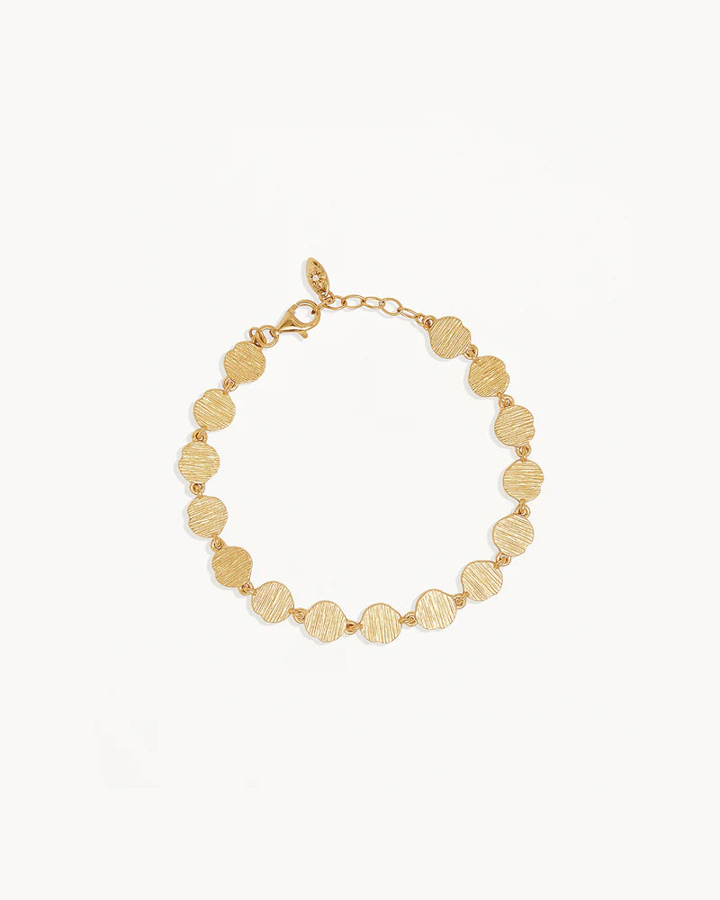 BY CHARLOTTE | WOVEN LIGHT COIN BRACELET