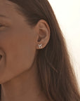 BY CHARLOTTE | FOREVER MORE BOW STUD EARRINGS - SILVER