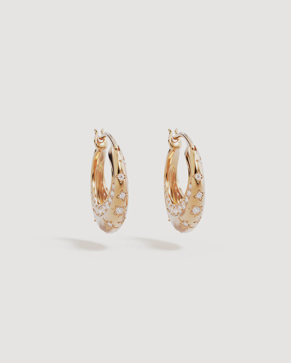 BY CHARLOTTE | MY MOON AND STARS HOOPS