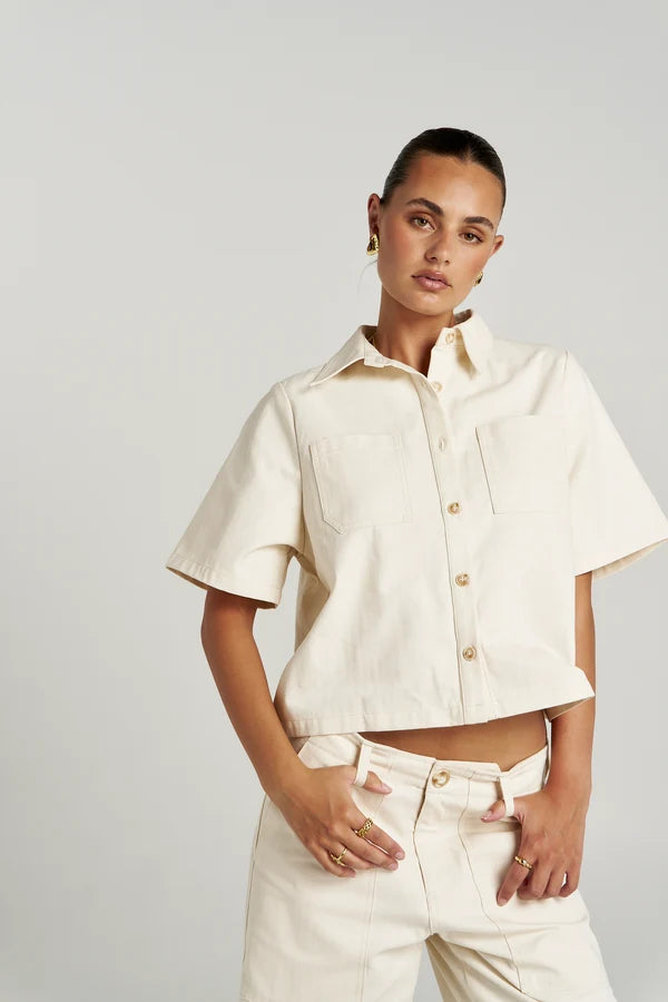 SUMMI SUMMI | CARPENTER SHIRT - ECRU