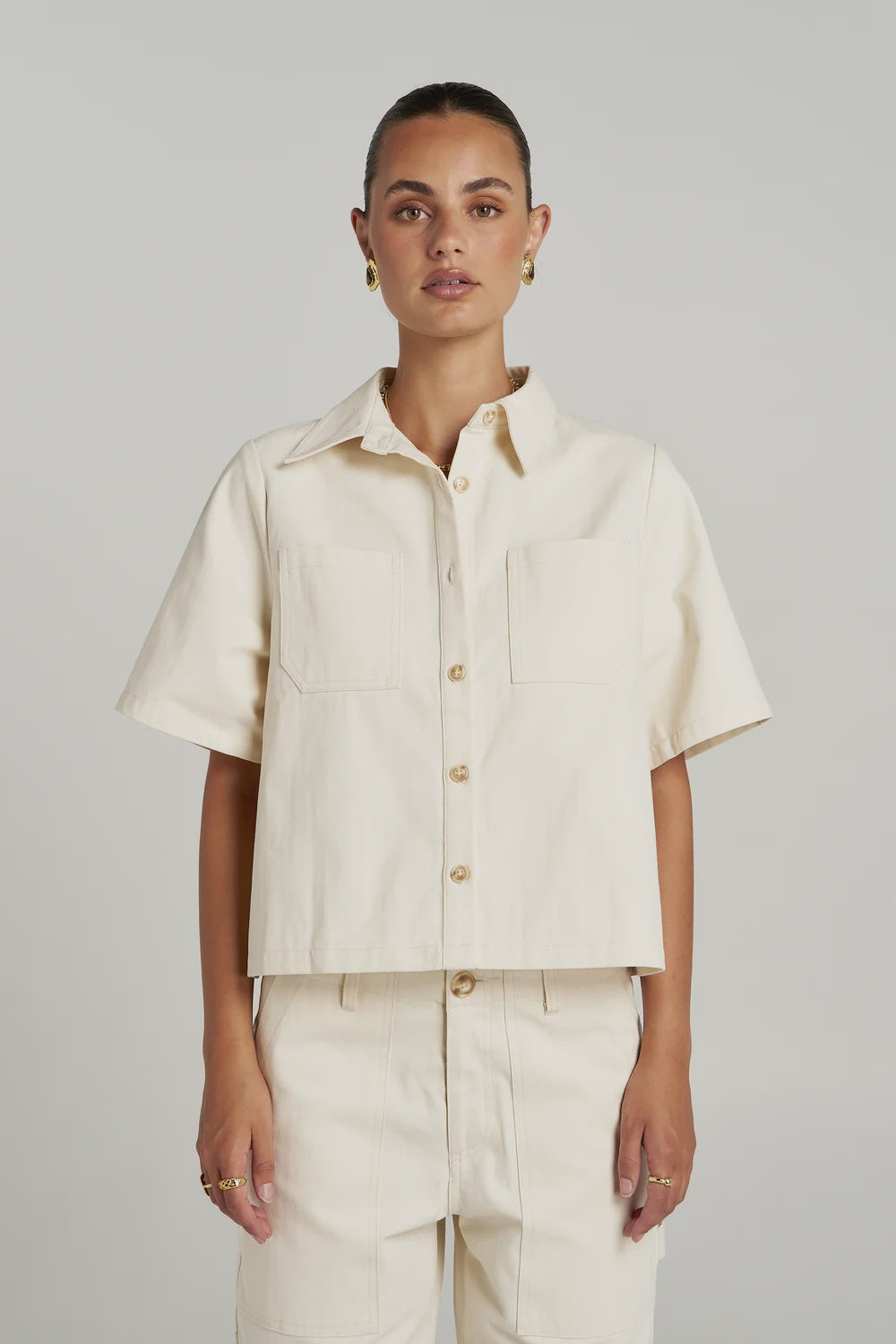 SUMMI SUMMI | CARPENTER SHIRT - ECRU